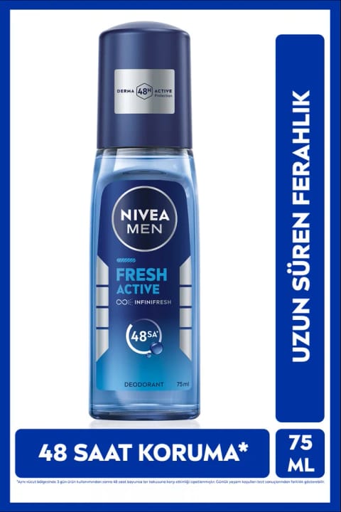 NIVEA MEN اسپری دئودورانت Fresh Active 75ml