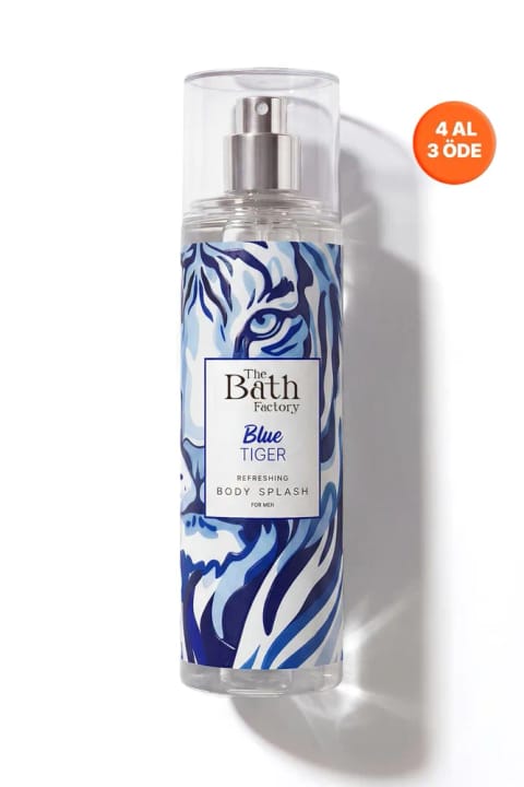 THE BATH FACTORY Blue Tiger اسپری بدن مردانه 200 میلی‌لیتر