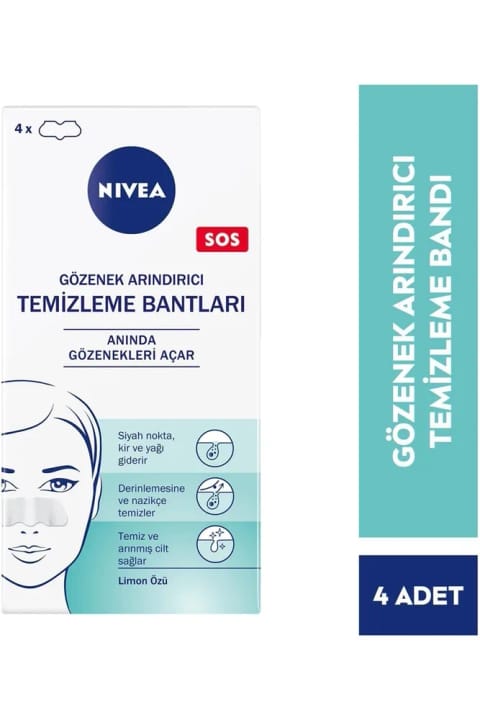 نوار پاک‌کننده منافذ ناحیه T برند NIVEA (بسته ۴ عددی)
