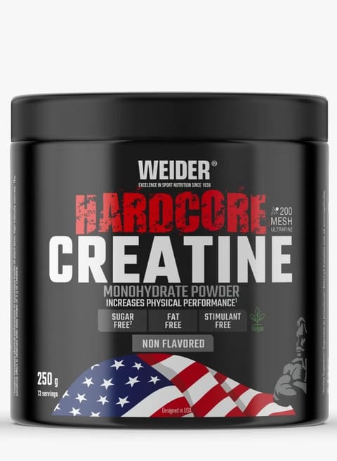 پودر کراتین مونوهیدرات Weider Hardcore 250 گرم