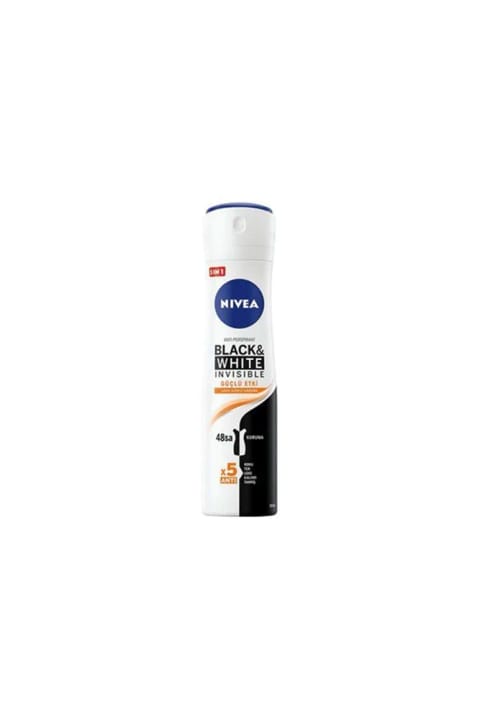 NIVEA دئودورانت زنانه Black & White Invisible اثر قوی 150 میلی‌لیتر