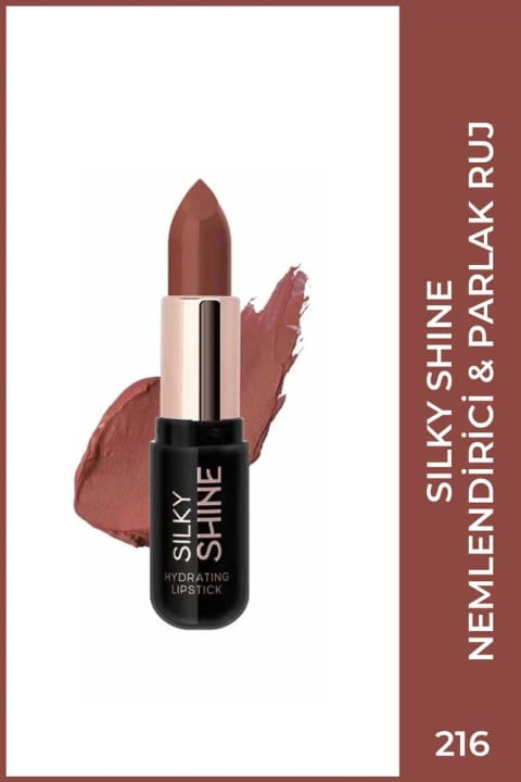 Golden Rose رژ لب مرطوبکننده Silky Shine - شماره 216
