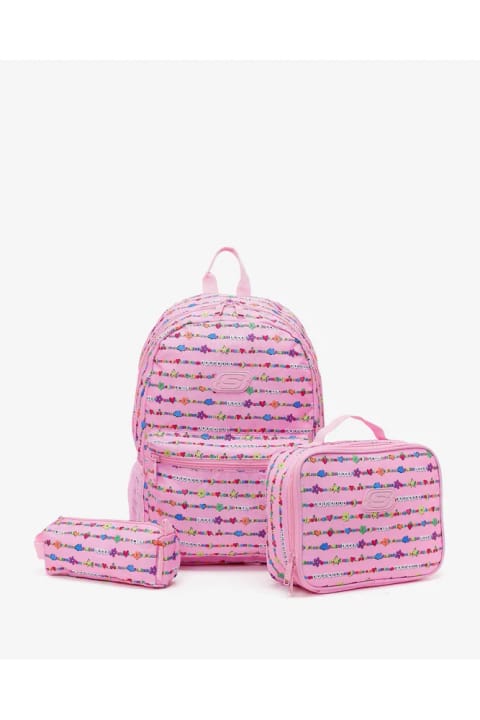 ست کوله پشتی دخترانه SKECHERS G Utility مدل SKCH8 صورتی