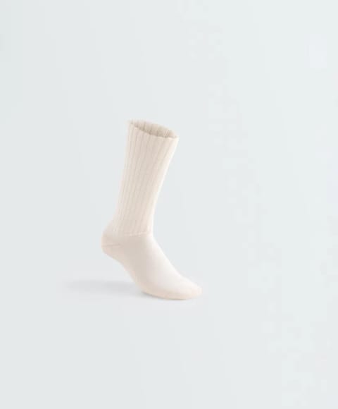 جوراب کلاسیک آجدار کشباف برای یوگا و پیلاتس