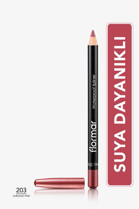Flormar خط لب ضد آب 203 Subdued Pink