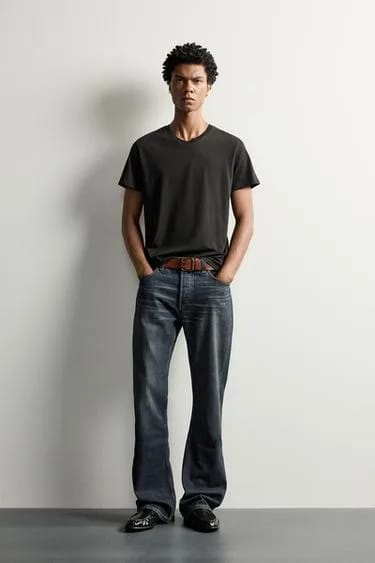 شلوار جین فلر فیت Zara