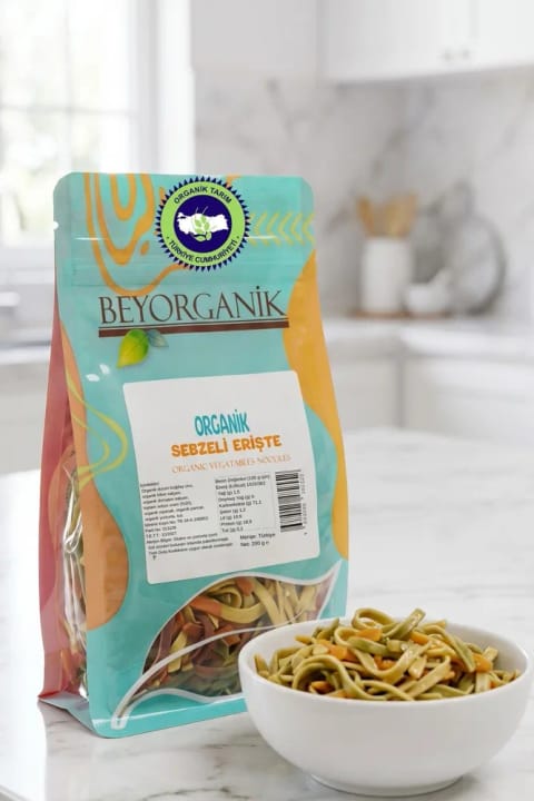 BEYORGANİK رشته ارگانیک با سبزیجات ۲۰۰ گرم