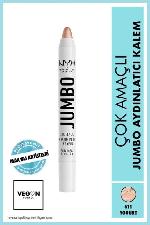 NYX Professional Makeup جامبو هایلایتر مدادی - 611 Yogurt