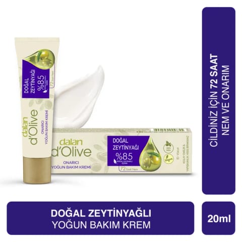 Dalan D'Olive کرم ترمیمکنندهٔ فشرده با روغن زیتون طبیعی ۲۰ میلیلیتر
