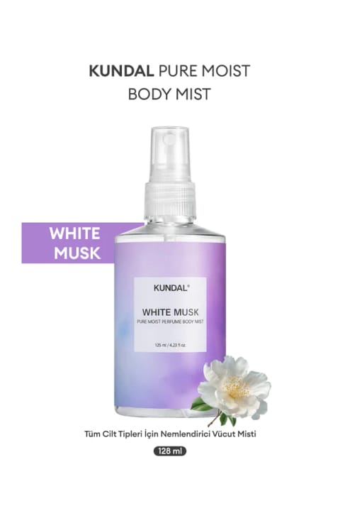 Kundal Body Mist سفید مشک ۱۲۸ میلی‌لیتری