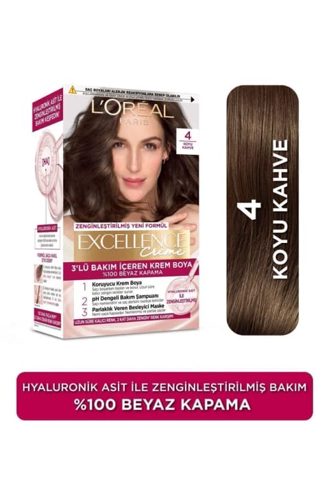 L'Oreal Paris Excellence Creme رنگ مو - 5 قهوه‌ای