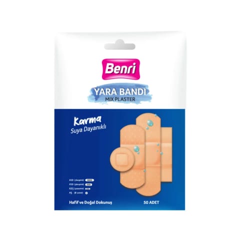 Benri مخلوط چسب زخم ۵۰ عددی