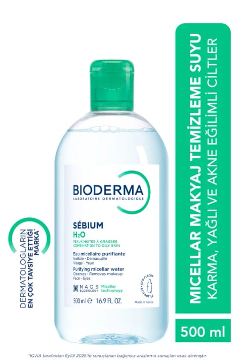 Bioderma Sebium H2O پاک‌کننده میسلار 500ml
