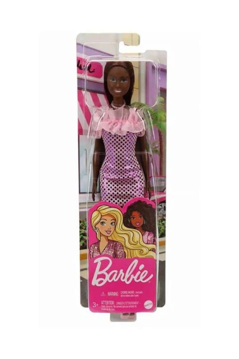 Barbie عروسکهای براق با لباس صورتی HJR94