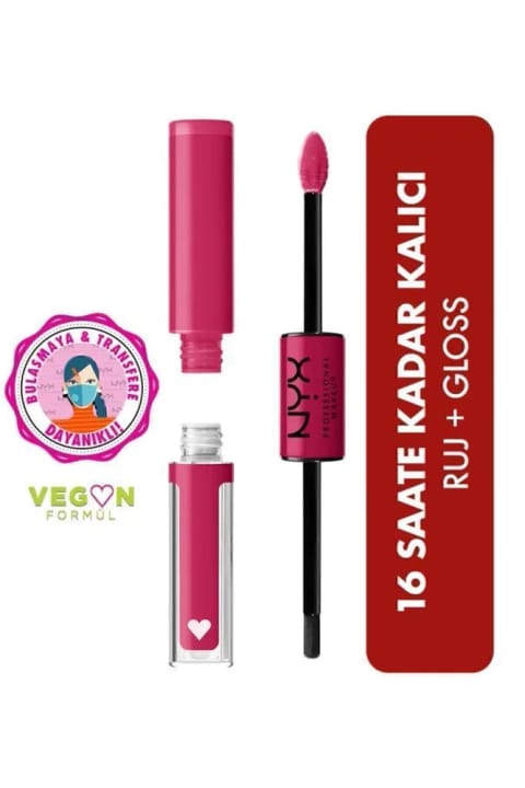 رژ لب NYX Shine Loud با جلای بالا Another Level