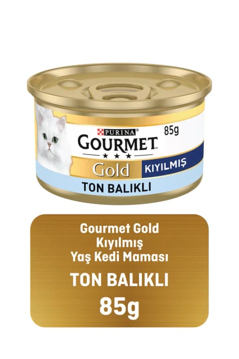 Gourmet Gold کنسرو گربه با ماهی تن خردشده ۸۵ گرم