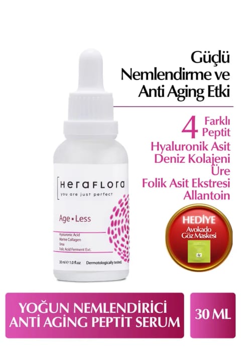 Heraflora Ageless سرم پوست ضد پیری و چین و چروک 30 میلی‌لیتر Hyaluronic ...