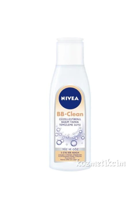 NIVEA BB Clean 5 In1 محلول پاککننده صورت و چشم حساس 200 ml