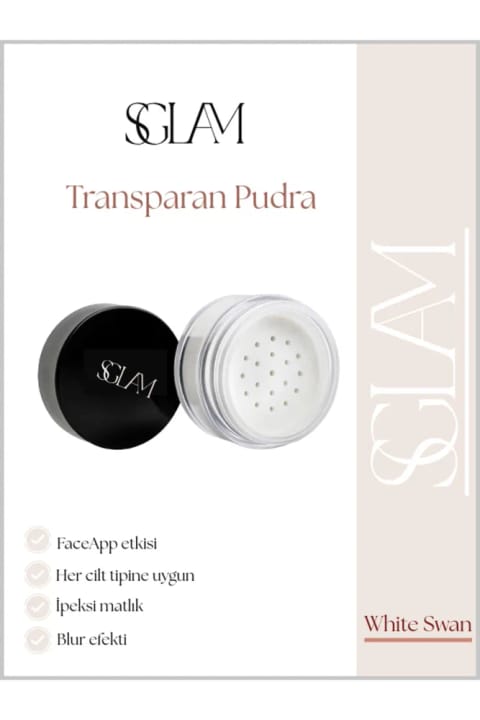 S'GLAM پودر شفاف سفید