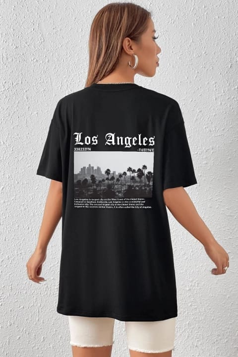 تیشرت طرح Los Angles یونیسکس uyguntarz