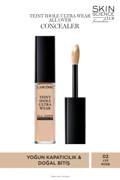 Lancome Teint Idole کانسیلر ماندگاری ۲۴ ساعته ۰۲ - Rose