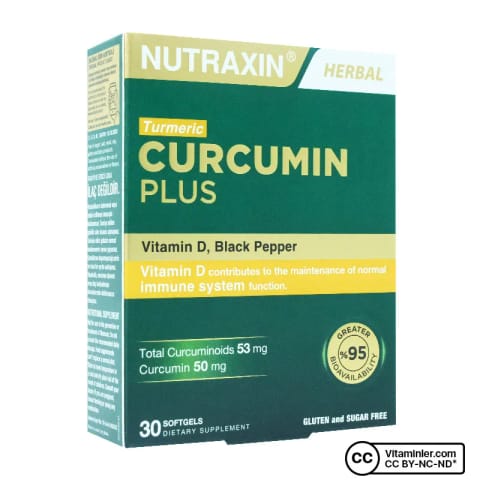 Nutraxin Curcumin Plus 30 کپسول