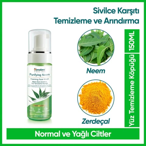 Himalaya فوم پاک‌کننده صورت با عصاره نیم ۱۵۰ میلی‌لیتر