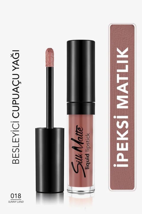 Flormar رژ لب مایع مات مخملی - Silk Matte Liquid Lipstick - 018 SUNNY ...