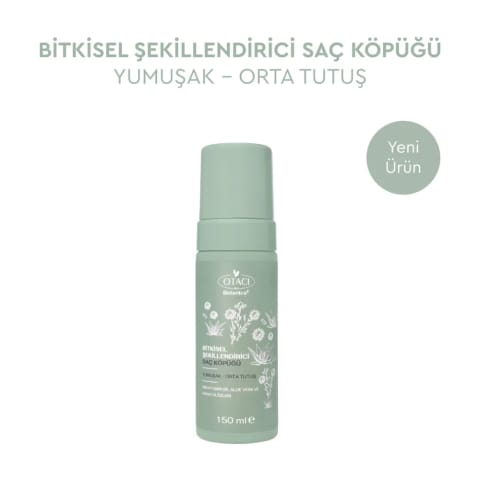 Otacı Botanics موس حالتدهنده گیاهی مو ۱۵۰ میلیلیتر (حالت نرم و متوسط)