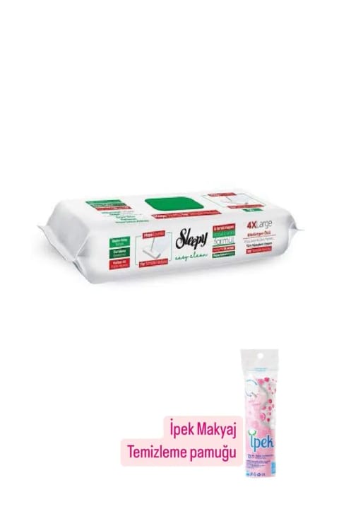 Sleepy Easy Clean دستمال تمیزکننده کف مناسب تی با صابون سفید ۵۰ برگ