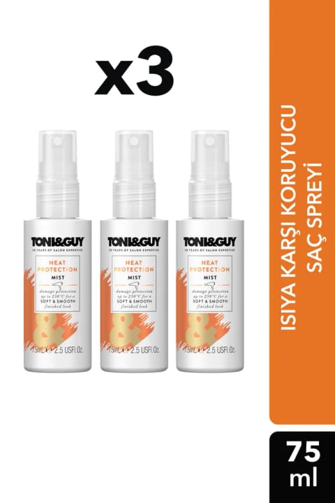 Toni&Guy اسپری محافظ حرارت مو 3×75 میلیلیتر