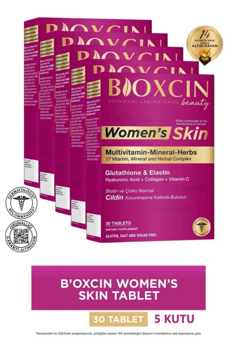 Bioxcin Women's Skin 30 قرص - 5 بسته