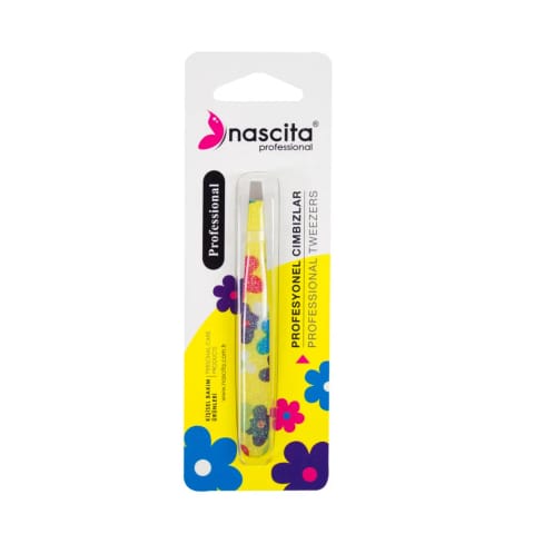موچین نوکباریک نقشدار Nascita مدل NASCIMBIZ064