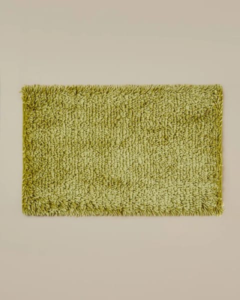 فرش حمام Silky Shine با کف ضدلغزش 50×80 سانتی‌متر سبز
