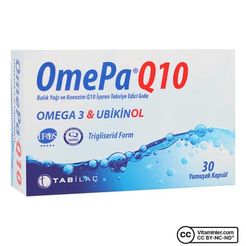 Omepa-Q10 امگا 3 یوبی کینول 30 کپسول