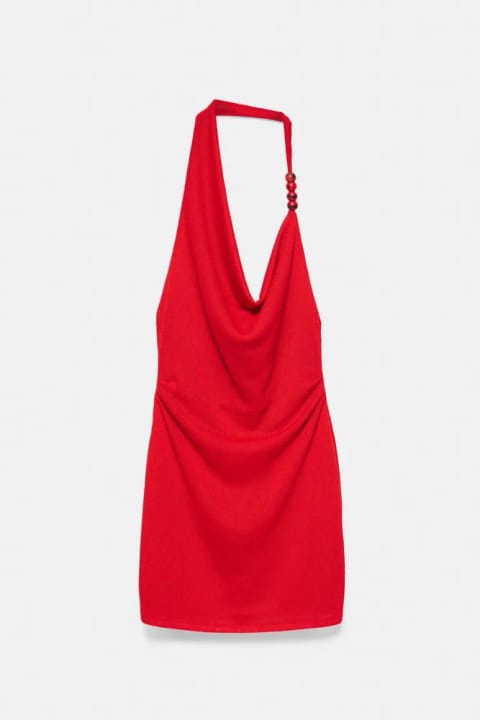 Pull&Bear پیراهن کوتاه قرمز
