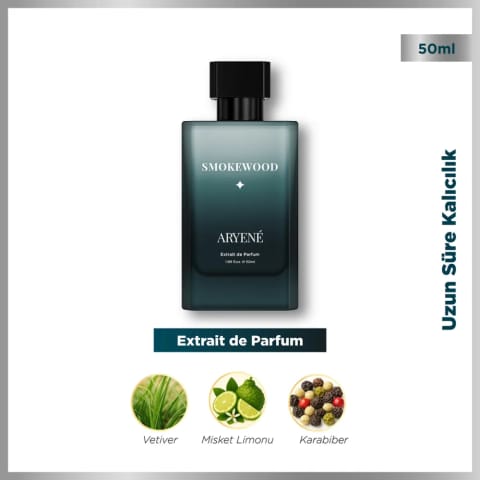Aryene Smokewood Debut Extrait de Parfum مردانه 50 میل