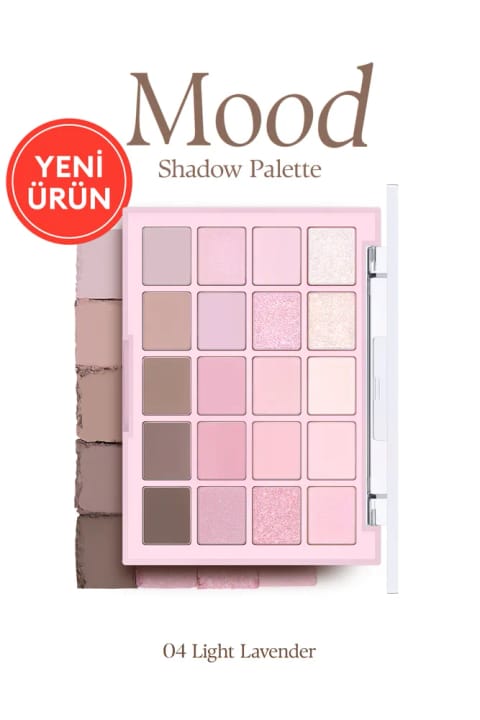 پالت سایه ۲۰ رنگه داسیک مد Shadow Palette — 04 Light Lavender