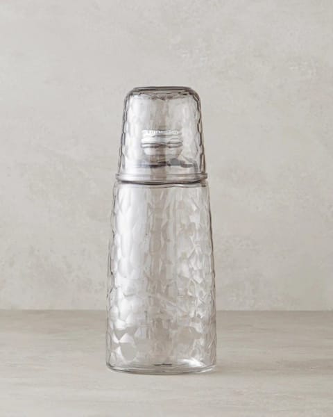 پارچ کنار تخت شیشه‌ای Lusana مدل 1100 ml آنتراسیت