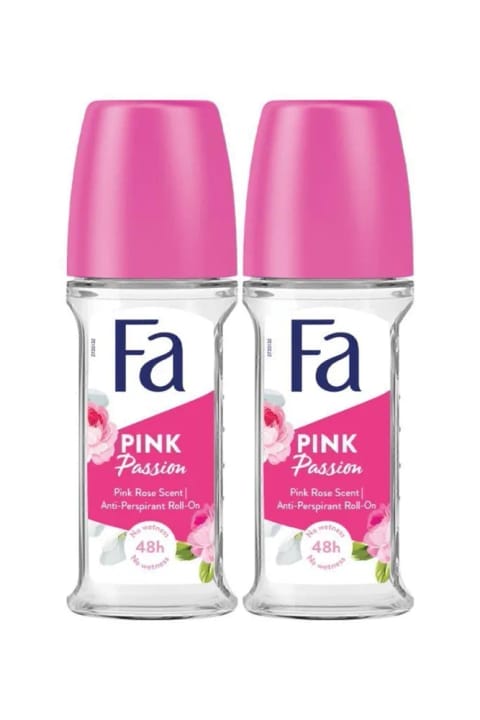 Fa Pink Passion زنانه رول‌آن ست ۲×۵۰ میلی‌لیتر – رایحه گلی معطر، ماندگاری ۴۸ ساعت...