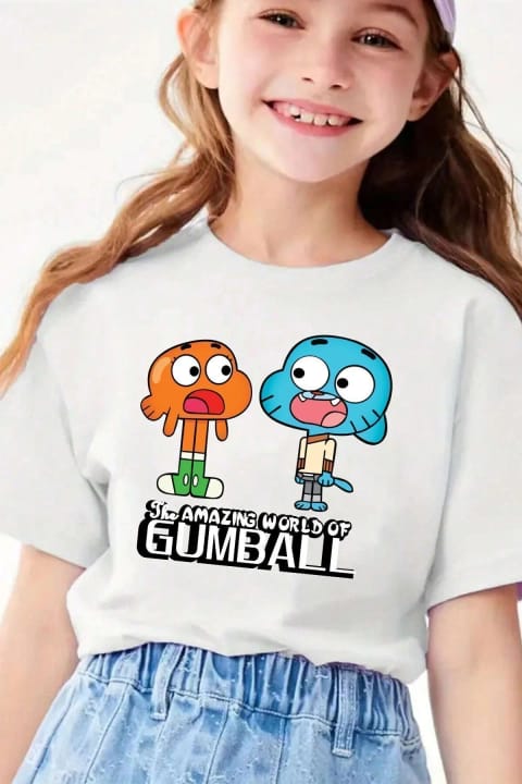تی‌شرت نخی چاپ Gumball کودک uyguntarz