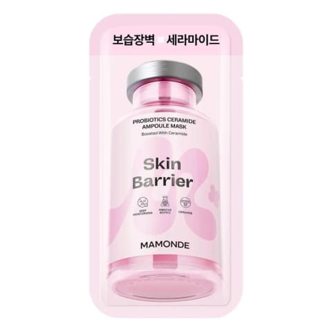 ماسک کاغذی آمپول Mamonde Skin Barrier حاوی پروبیوتیک و سرامید ۲۳ میلی‌لیتر