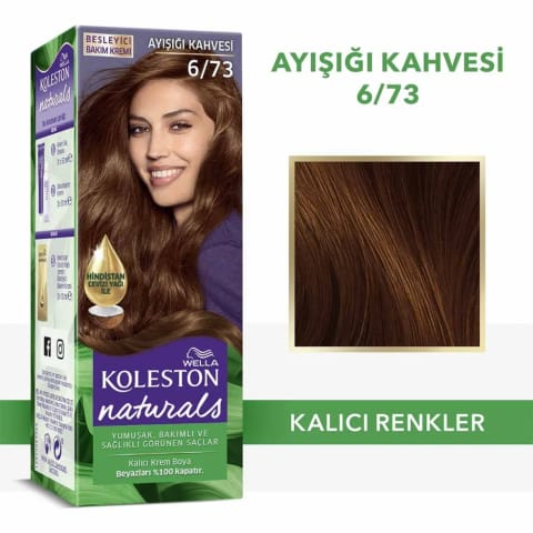 Wella Koleston Naturals رنگ مو 6/73 قهوه‌ای مهتابی