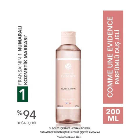 ژل دوش معطر Comme Une Evidence زنانه - وگان