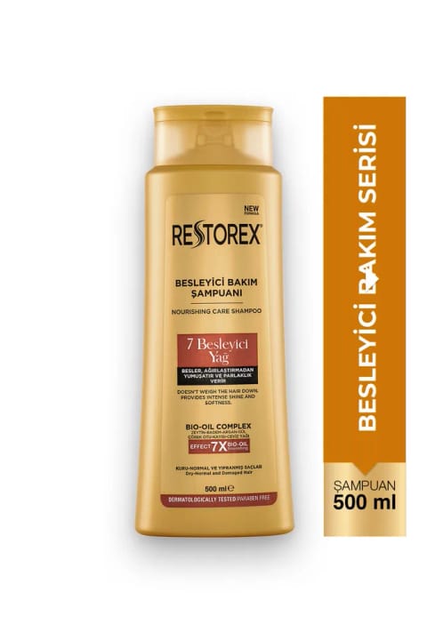 Restorex 7 شامپوی مراقبت از مو با روغن مغذی ۵۰۰ میلیلیتر