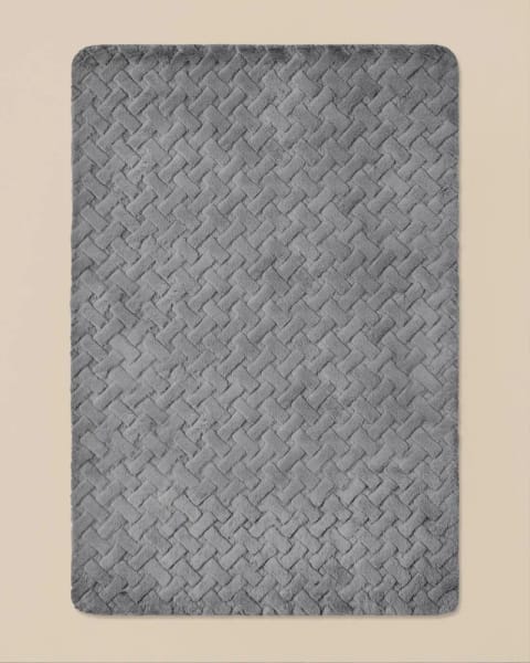 فرش پلوش Peggy 120x180 سانتی‌متر طوسی