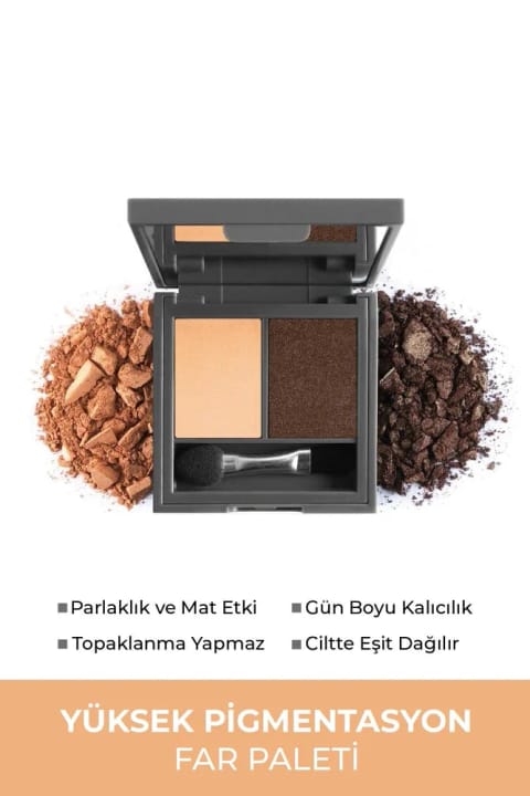 سایه چشم دو رنگ Alix Avien 205 Warm Nude & Pearly Peanut 3 گرم