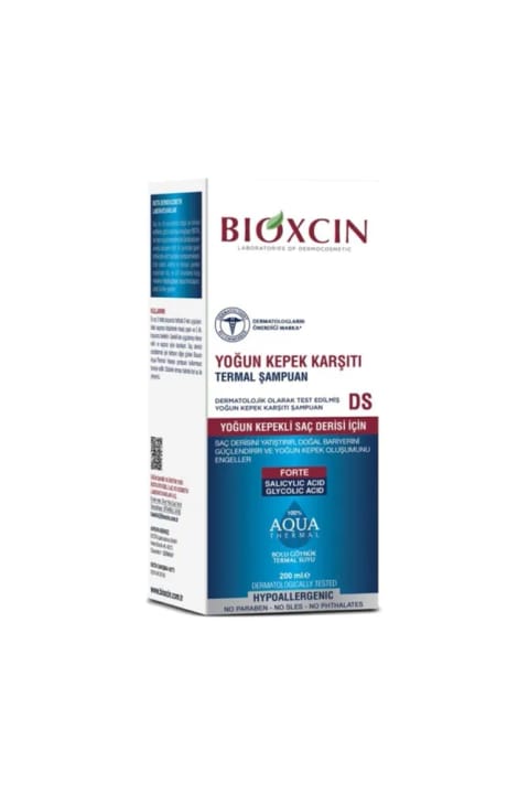 Bioxcin شامپو حرارتی ضد شوره شدید ۲۰۰ میلیلیتر