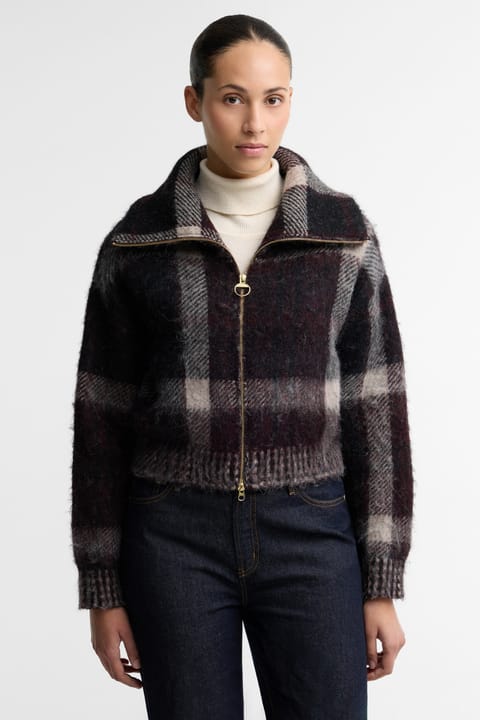 بافت کاردیگان زیپدار Barbour Carville MI11 Multi