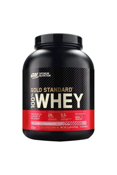 ON Optimum Nutrition Gold Standard Whey Protein Tozu 2273 گرم - توتفرنگی
